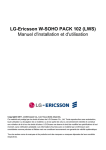 LG-Ericsson W-SOHO PACK 102 (LWS) Manuel d