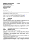 R&egrave;glement d`application de la loi f&eacute;d&eacute;rale sur les substances