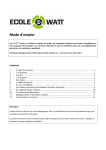 Mode d`emploi du concours