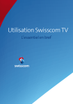 Utilisation Swisscom TV