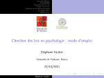 Chercher des lois en psychologie : mode d`emploi