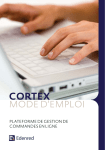 Guide d`utilisation Cortex