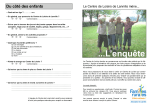 L`enqu&ecirc;te qualit&eacute; - Le Centre de Loisirs de Lannilis
