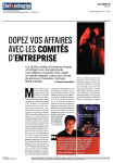 DOPEZ VOS AFFAIRES AVEC LES COMITÉS D`ENTREPRISE