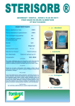 ABSORBANT V&Eacute;G&Eacute;TAL , S&Egrave;CH&Eacute; A PLUS DE 600&deg;C POUR USAGE