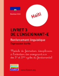 s&eacute;quence 3 : la grammaire de texte