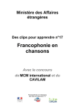Francophonie en chansons - France