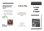 Le Lyc&eacute;e mode d`emploi