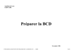 Préparer la BCD - (CRDP) d`Aquitaine