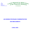 LES BONNES PRATIQUES D`ADMINISTRATION DES