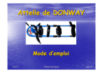 Mode d`emploi DONWAY