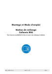 Montage et Mode d`emploi Station de m&eacute;lange Collomix RSU
