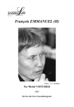 Fran&ccedil;ois EMMANUEL (II) - Service du Livre Luxembourgeois