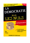 d&eacute;mocratie pour les Nuls