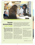 Entretien pharmaceutique, mode d`emploi Profession pharmacien