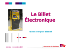 Mode d`emploi détaillé Billet Electr.SNCF. Nov 2007