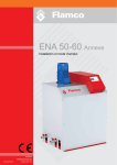 ENA 50 - 60 Installation et mode d`emploi