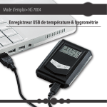 Enregistreur USB de température & hygrométrie Mode d`emploi • NC