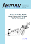 OUVERTURE D`UN CABINET: MODE D`EMPLOI PRATIQUE POUR