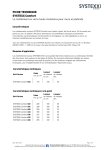 FICHE TECHNIQUE SYSTEXX Comfort - Netto