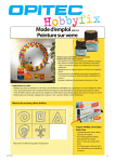 Mode d`emploi 444.813 Peinture sur verre