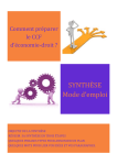 SYNTH&Egrave;SE Mode d`emploi