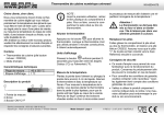 Thermom&egrave;tre de cuisine num&eacute;rique universel