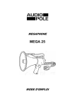 Mode d`emploi MEGA 25