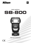 Manuel SB-800 - Nikon Passion