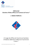 Référentiel Chambre d`Hôtes Offices de Tourisme de France