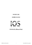 NOTICE DE EOBD-FACILE POUR iOS (iPhone