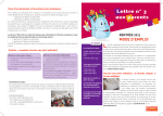 Lettre n° 3 aux parents