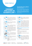 COMMENT PR&Eacute;LEVER UN &Eacute;CHANTILLON ?