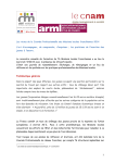 1 Les Actes de la Journ&eacute;e Professionnelle des