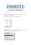 Interface client &ndash; Mode d`emploi