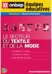 le secteur du textile et de la mode - Collège Antoine de Saint