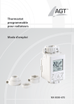 Thermostat programmable pour radiateurs Mode d`emploi