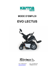 mode d`emploi evo lectus