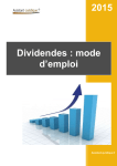 2015 Dividendes : mode d`emploi - Assistant