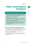 Pilule contraceptive d`urgence