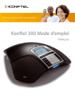 Konftel 300 Mode d`emploi