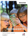 Classe de d&eacute;couverte - Mode d`emploi