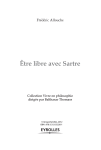 &Ecirc;tre libre avec Sartre