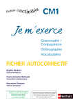 Je m`exerce - Fichier autocorrectif CM1