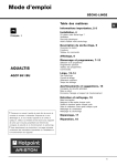 Mode d`emploi - Assistance en ligne des appareils Hotpoint