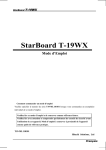 StarBoard T-19WX Mode d`Emploi