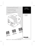 mode d`emploi imprimante Monarch 9855