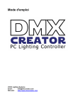 Manual DMXCreator