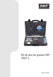 Kit de test de graisse SKF TKGT 1