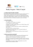 Buddy Program - Mode d`emploi